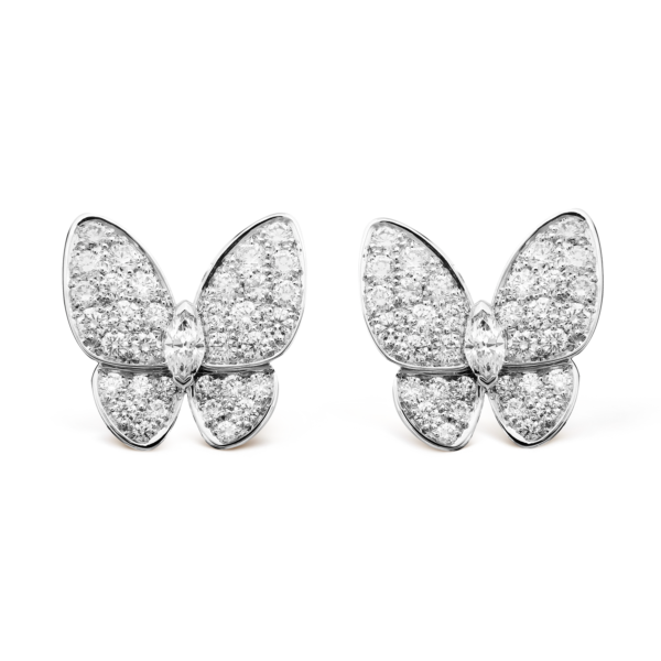 gold mother of pearl clover ring beaded edge alhambra style luxury jewelry vcarf78900 (复制)