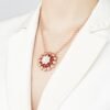 vcaro9j800 jewelry bouton d or pendant worn alternative rose gol