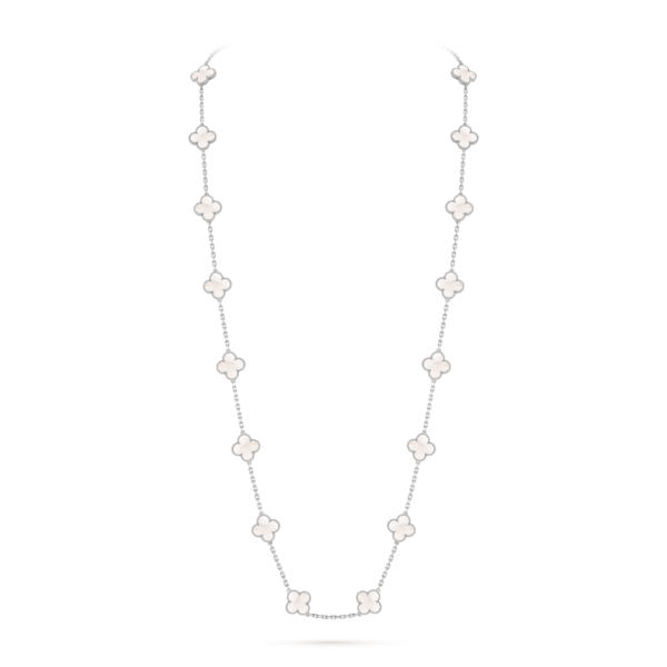 vintage alhambra long necklace, 20 motifs vcarf48800 (3)