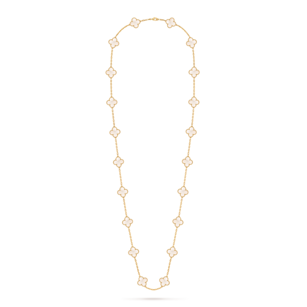 vintage alhambra long necklace, 20 motifs vcarf48800 (4)