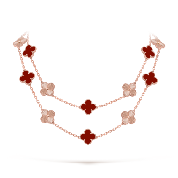 vintage alhambra long necklace, 20 motifs vcarp7ro00 (2)