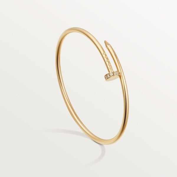 cartier juste un clou bracelet, 18k yellow gold, small/mini model, width 2.5 mm