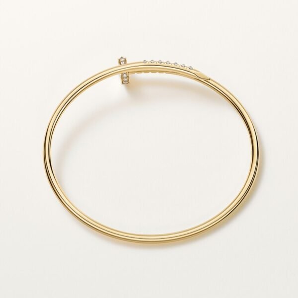 cartier juste un clou bracelet, 18k yellow gold, small/mini model, width 2.5 mm