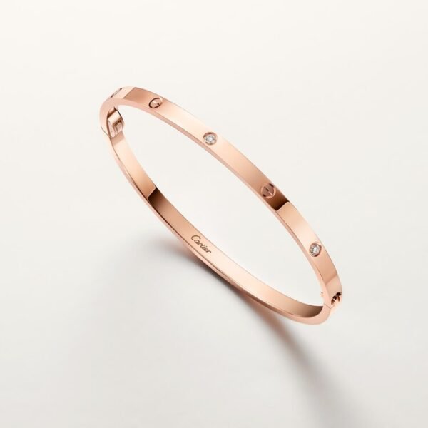 cartier love bracelet, small&mini model, width: 3.6mm, 6 diamonds cartier love bracelet, small&mini model, width: 3.6mm, 6 diamonds