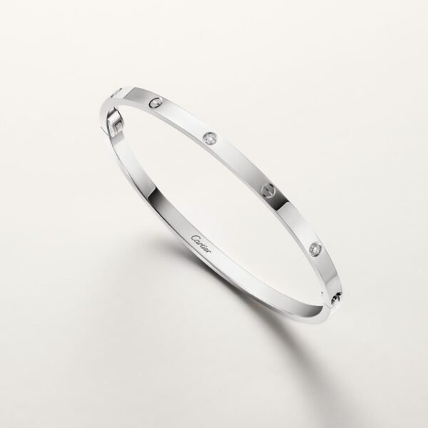 cartier love bracelet, small&mini model, width: 3.6mm, 6 diamonds cartier love bracelet, small&mini model, width: 3.6mm, 6 diamonds